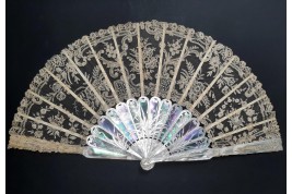 Reeds, 19th century fan