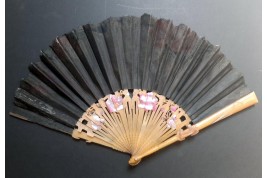 Poppies, Art Nouveau fan