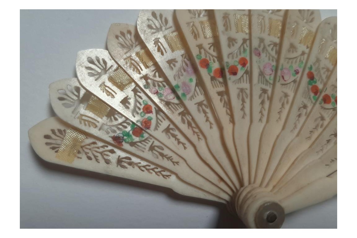 Miniature fan, 19th century