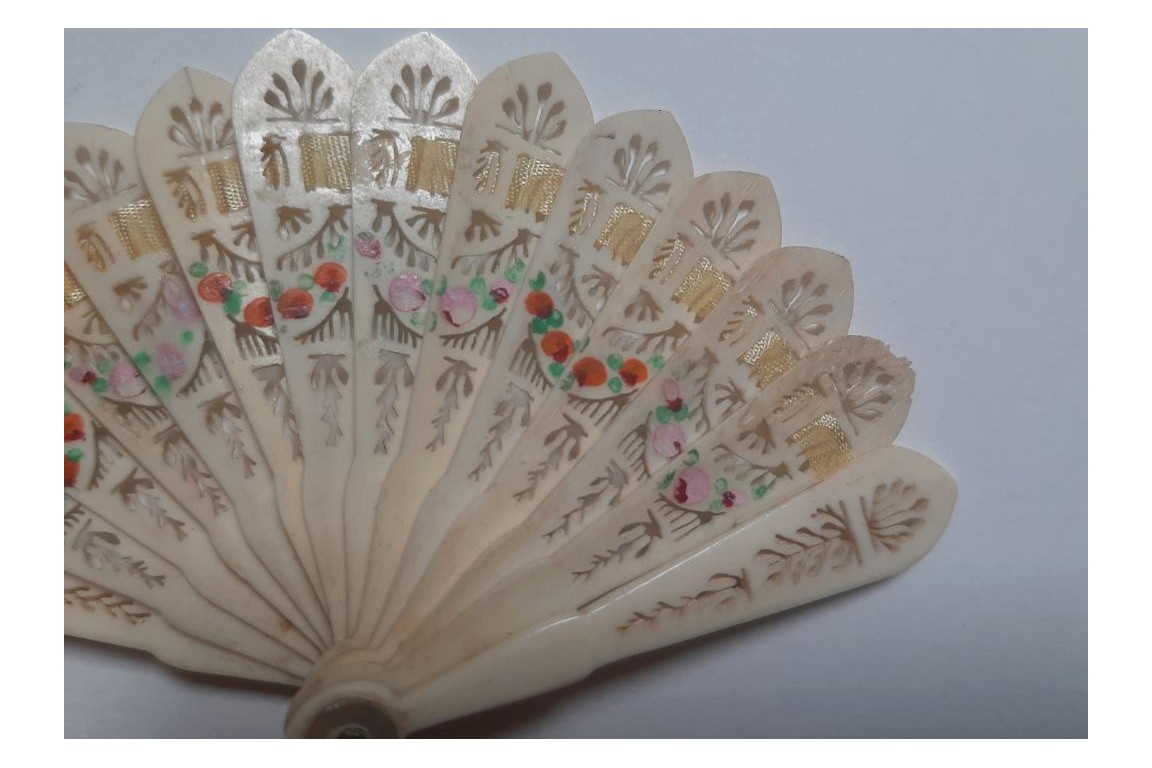 Miniature fan, 19th century