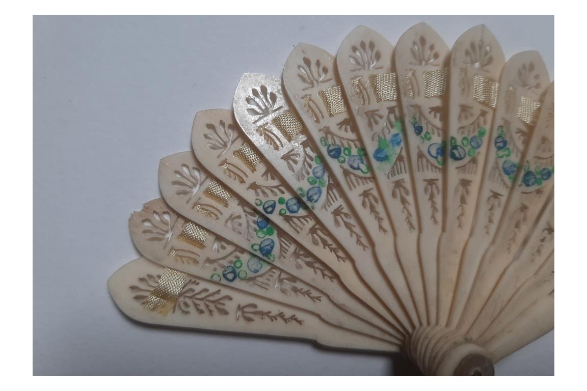 Miniature fan, 19th century