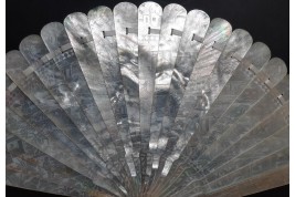 Chinese mother of pearl, 19th century fan