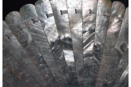 Chinese mother of pearl, 19th century fan