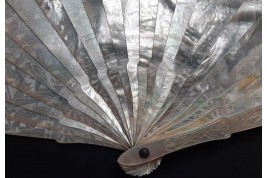 Chinese mother of pearl, 19th century fan