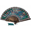 Asymmetry, Chinese fan circa 1880-90