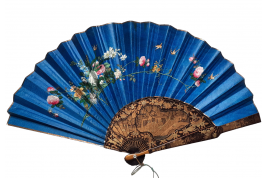 Asymmetry, Chinese fan circa 1880-90