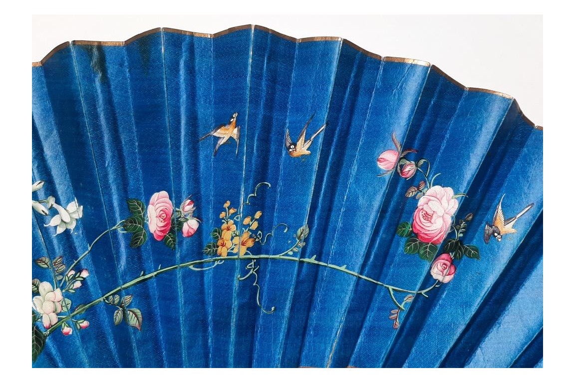 Asymmetry, Chinese fan circa 1880-90