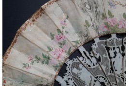 Chinoiserie et arts, fan circa 1780