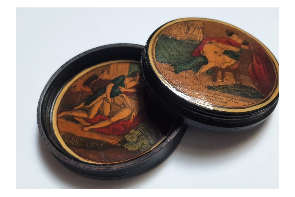 Curiosa, erotic snuffbox 19th century