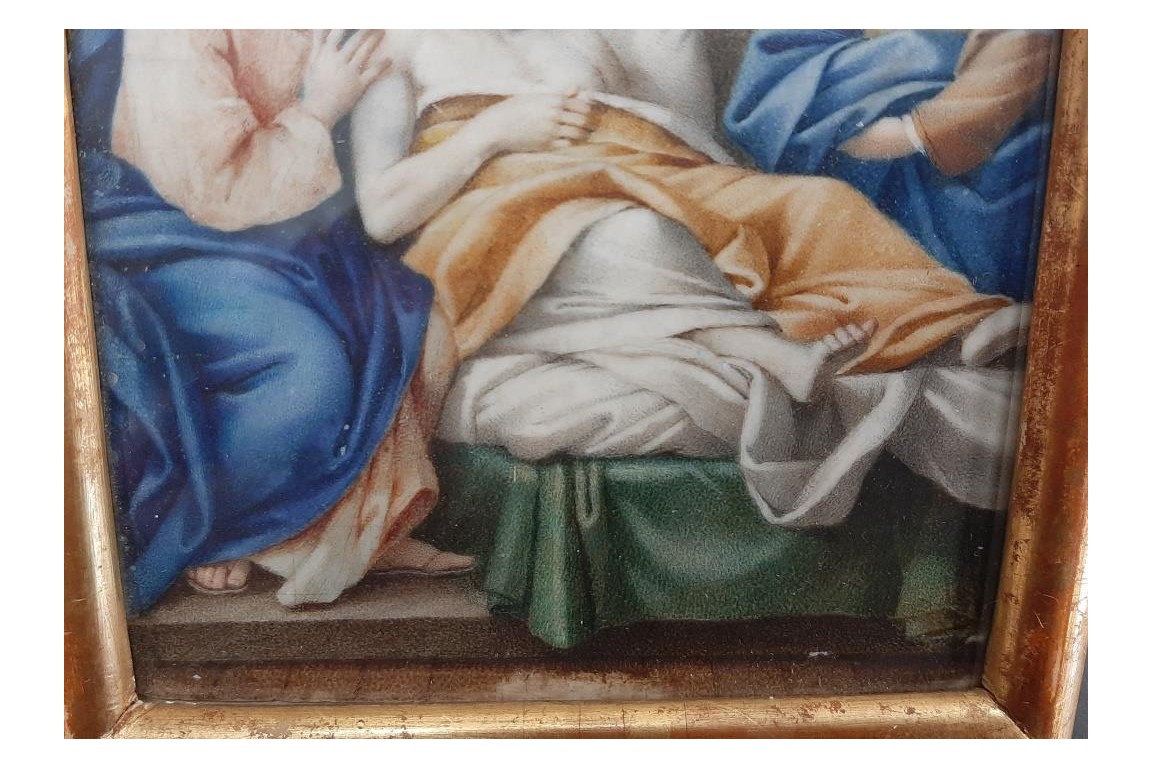 The death of Joseph, 18th-century painting.