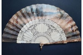 Wheat harvest time, early 20th century fan