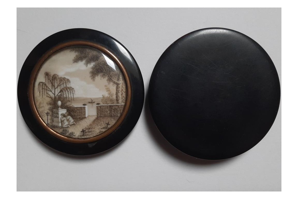 Wiedersehn... or the sadness of a goodbye, snuffbox early 19th century