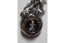 Chatelaine porte-montre, fin XIXème