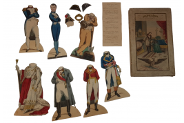 Napoléon. République, Empire, Ste Hélène. Jeu des costumes, vers 1830-1850