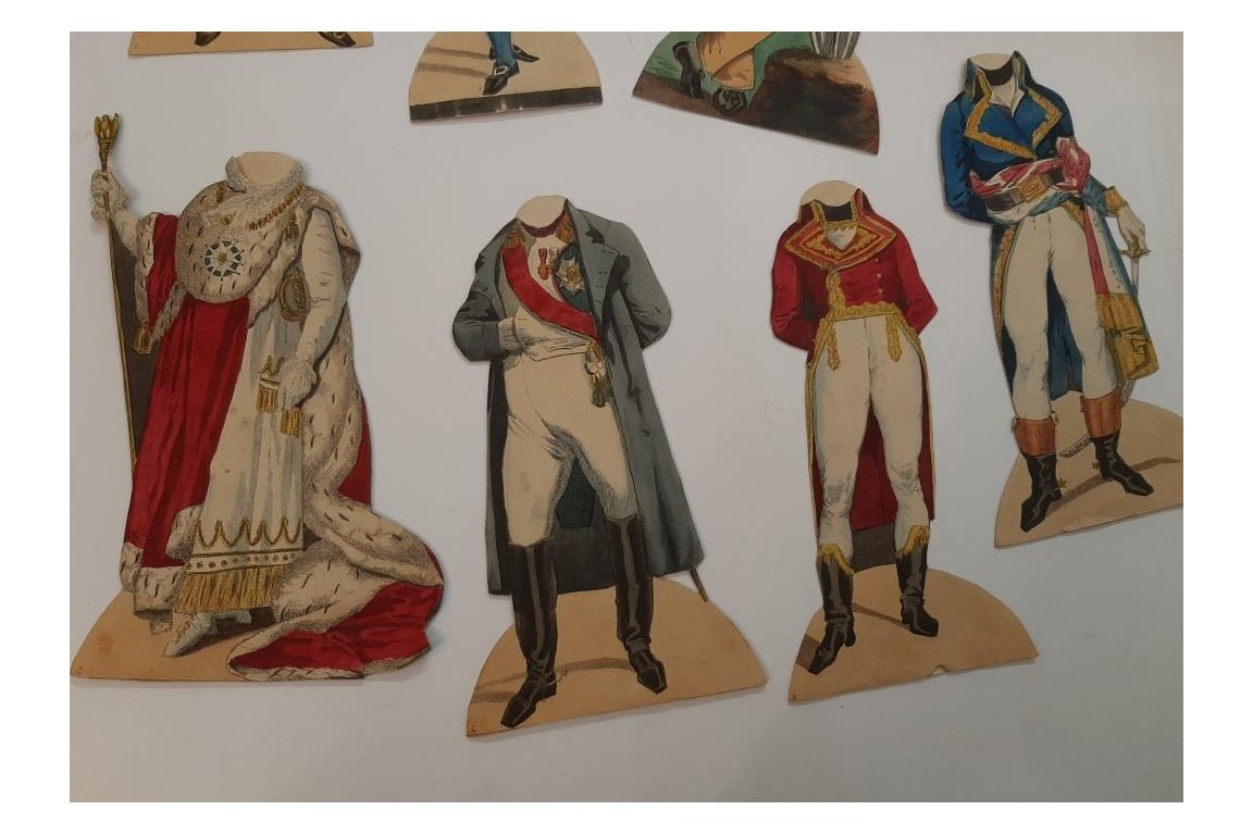 Napoléon. République, Empire, Ste Hélène. Jeu des costumes, vers 1830-1850