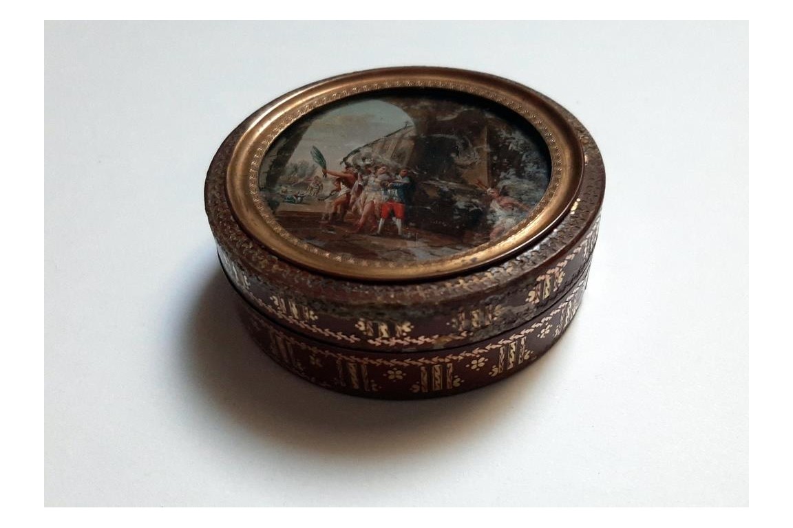 The myth of Prometheus or the Victory of Humanism, snuffbox late 18th century