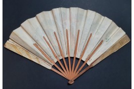 Roosters by Thomasse and Duvelleroy,  fans circa 1910