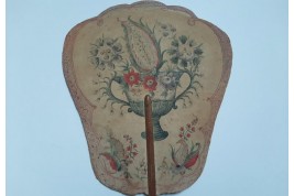 Flower, fixed fan, 18th century