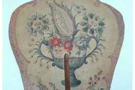 Flower, fixed fan, 18th century