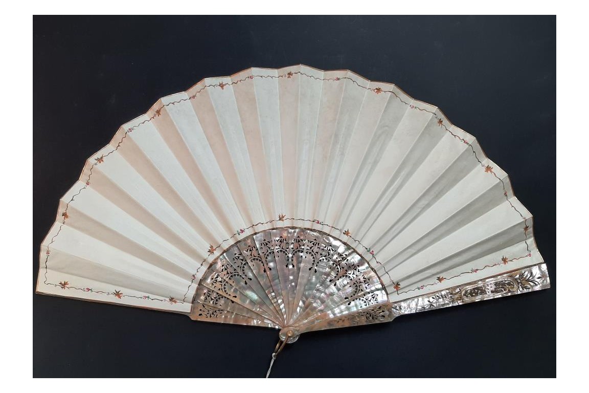 Diana's dogs, fan circa 1875