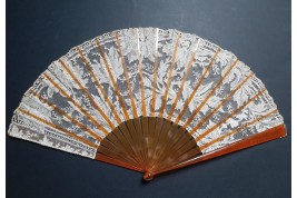 Delicate daisies, Art Nouveau fan