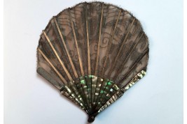 Small cardoons, Duvelleroy fan, circa 1900