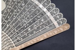 Mille fleurs de la Compagnie des Indes, éventail chinois vers 1790