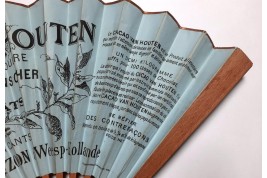 Van Houten cocoa factory in Weesp, Holland, fan circa 1890