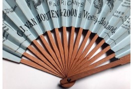 Van Houten cocoa factory in Weesp, Holland, fan circa 1890