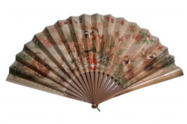 Switzerland, fan circa 1880-95