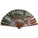 Souvenir of Gibraltar fan, circa 1900-20