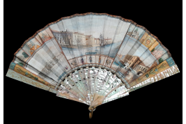 Saint Petersburg, fan "souveni"r of a trip around 1900