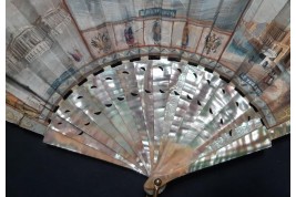 Saint Petersburg, fan "souveni"r of a trip around 1900