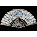 Fishing, hunting and grazing. Fan circa 1770-80