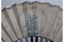 Fishing, hunting and grazing. Fan circa 1770