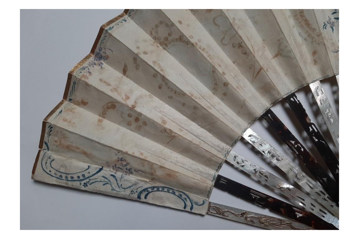 Fishing, hunting and grazing. Fan circa 1770