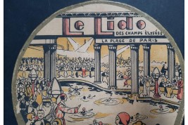 Natation et danse au Lido, écran vers 1930