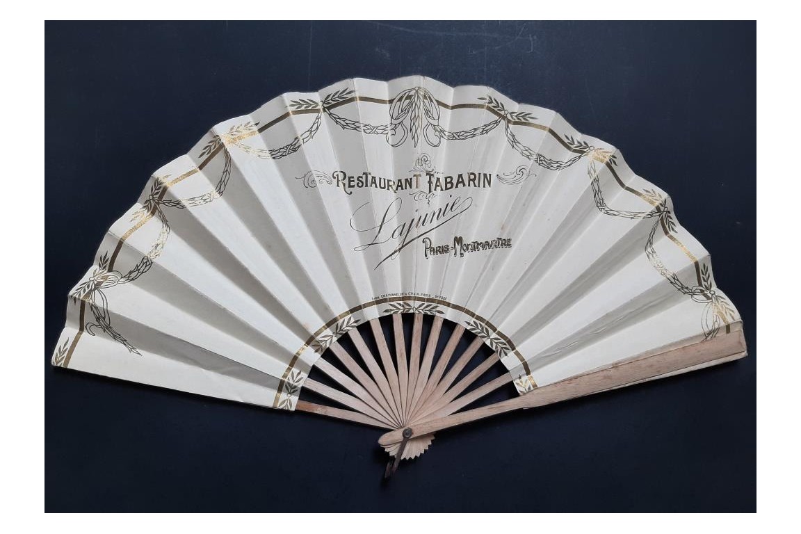 Dancing at Tabarin Lajunie, fan by Mourgue circa 1910