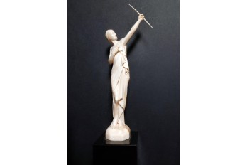 Tir à l'arc. Statuette d'Armand Boulard, vers 1930