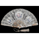 Cupid in love, late 19th-century fan