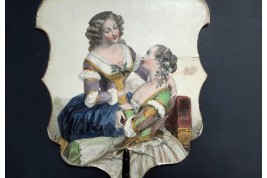 Tender friendship or feminine love, Napoleon III period screens