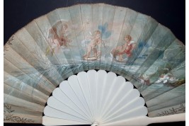 Dragonfly race, fan by Donzel and Duvelleroy circa 1900