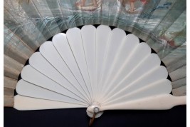 Dragonfly race, fan by Donzel and Duvelleroy circa 1900