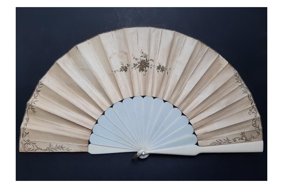 Dragonfly race, fan by Donzel and Duvelleroy circa 1900