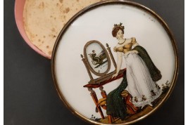 The mirror of Beauties or the story of Love, candy box circa 1825