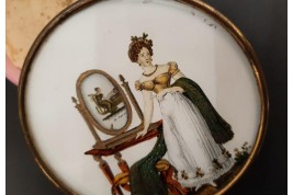 The mirror of Beauties or the story of Love, candy box circa 1825