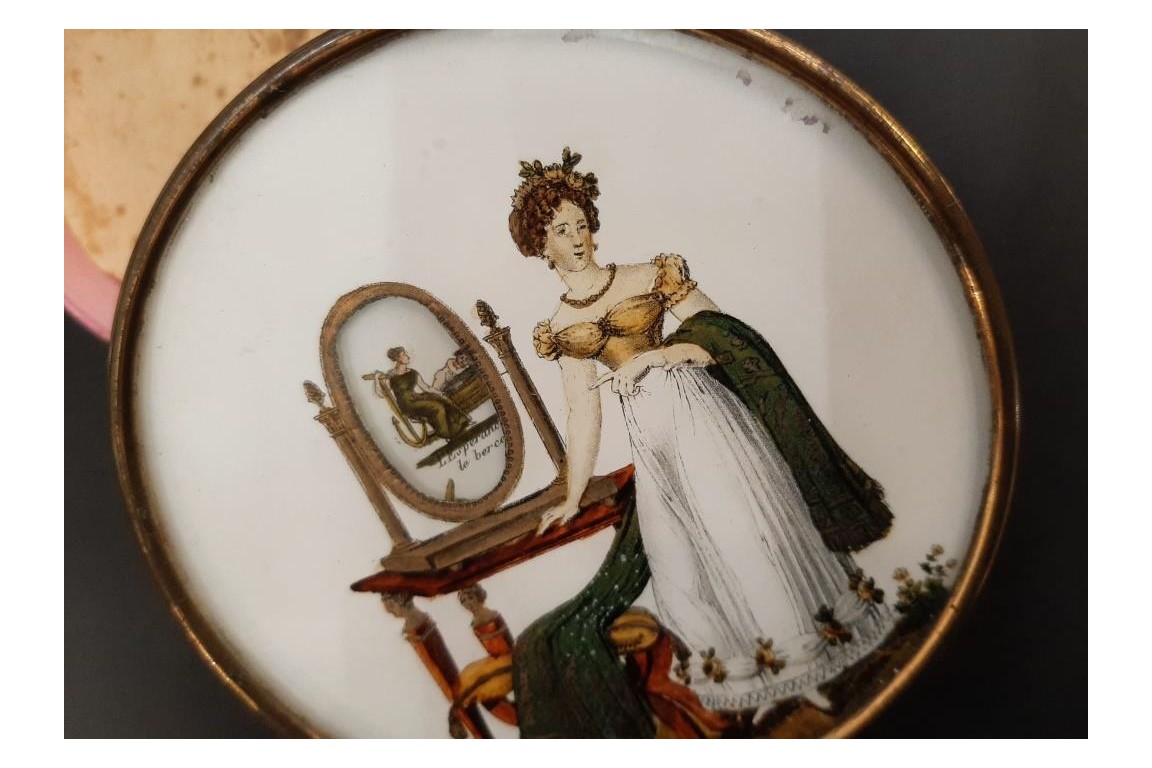 The mirror of Beauties or the story of Love, candy box circa 1825