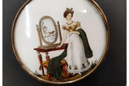 The mirror of Beauties or the story of Love, candy box circa 1825