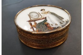 The mirror of Beauties or the story of Love, candy box circa 1825