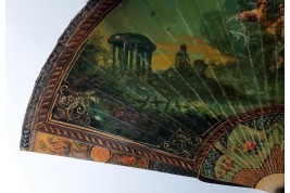 Apollo after Boucher, fan circa 1900